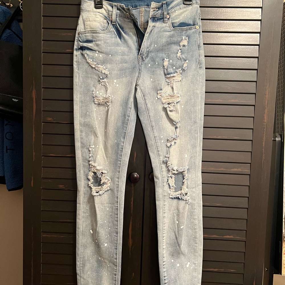 Just jeans-no brand.